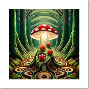 fly agaric Posters and Art